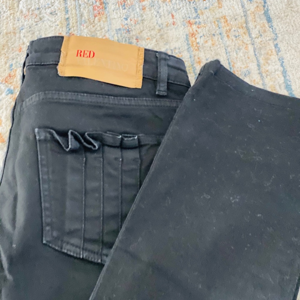 Valentino black denim